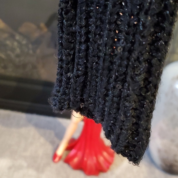 NWOT Jennifer Lopez Sequenced Snap Caridgan - Picture 4 of 15